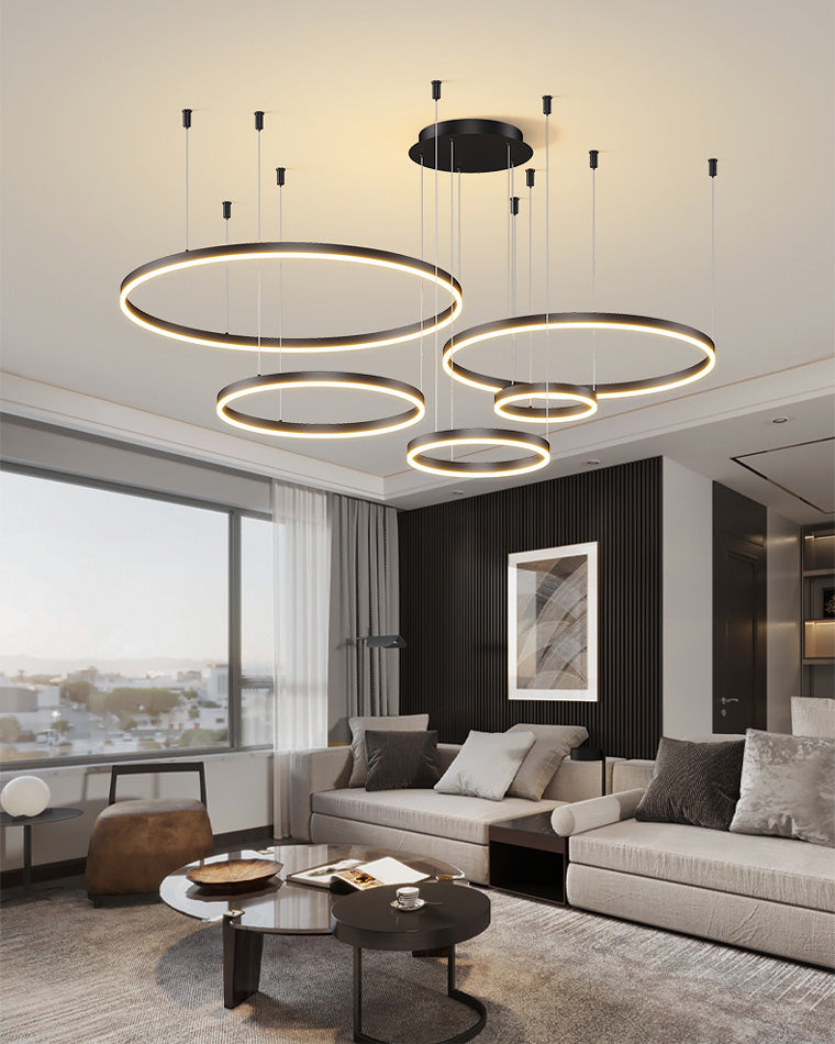 WOMO Lustre Multiple Cercle Led-WM2003
