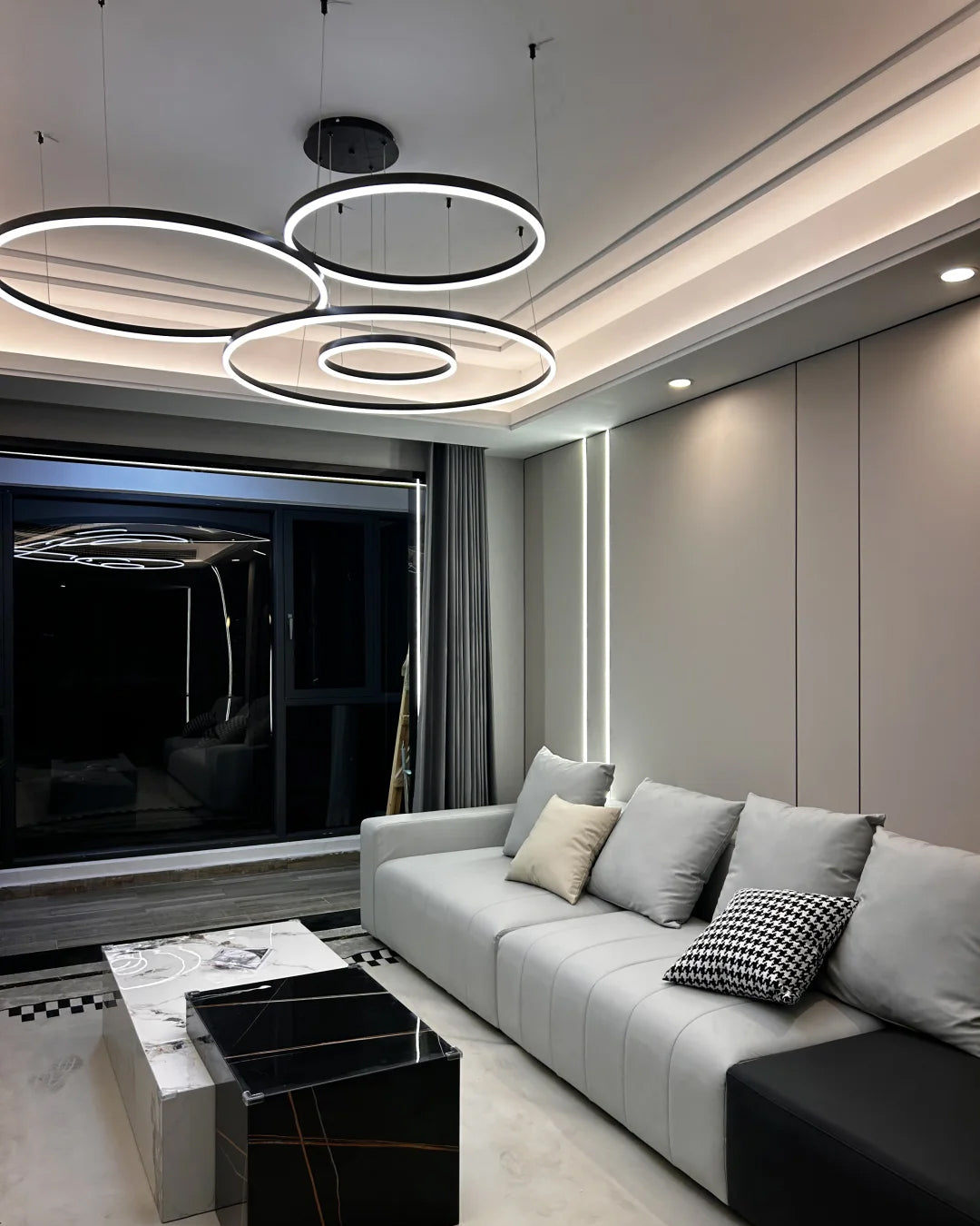 WOMO Lustre Multiple Cercle Led-WM2003