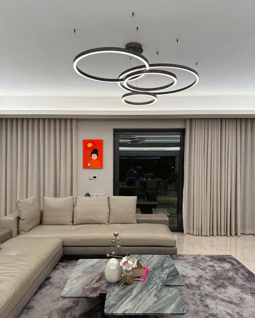 WOMO Lustre Multiple Cercle Led-WM2003