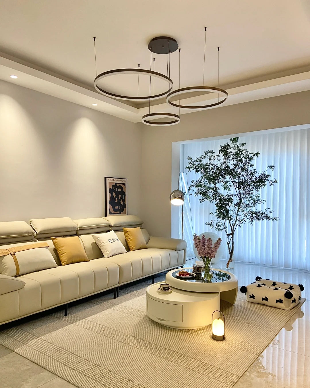 WOMO Lustre Multiple Cercle Led-WM2003