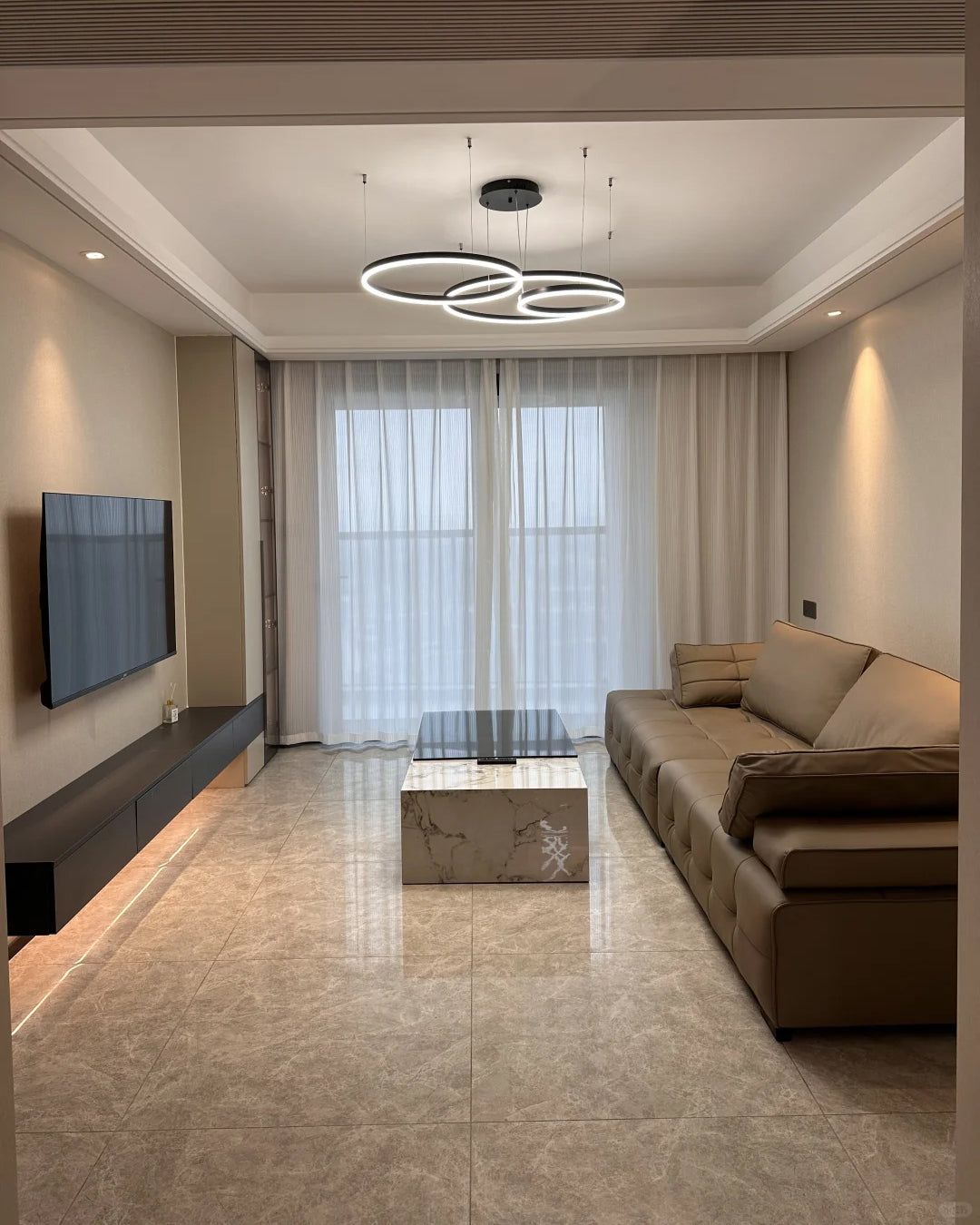 WOMO Lustre Multiple Cercle Led-WM2003