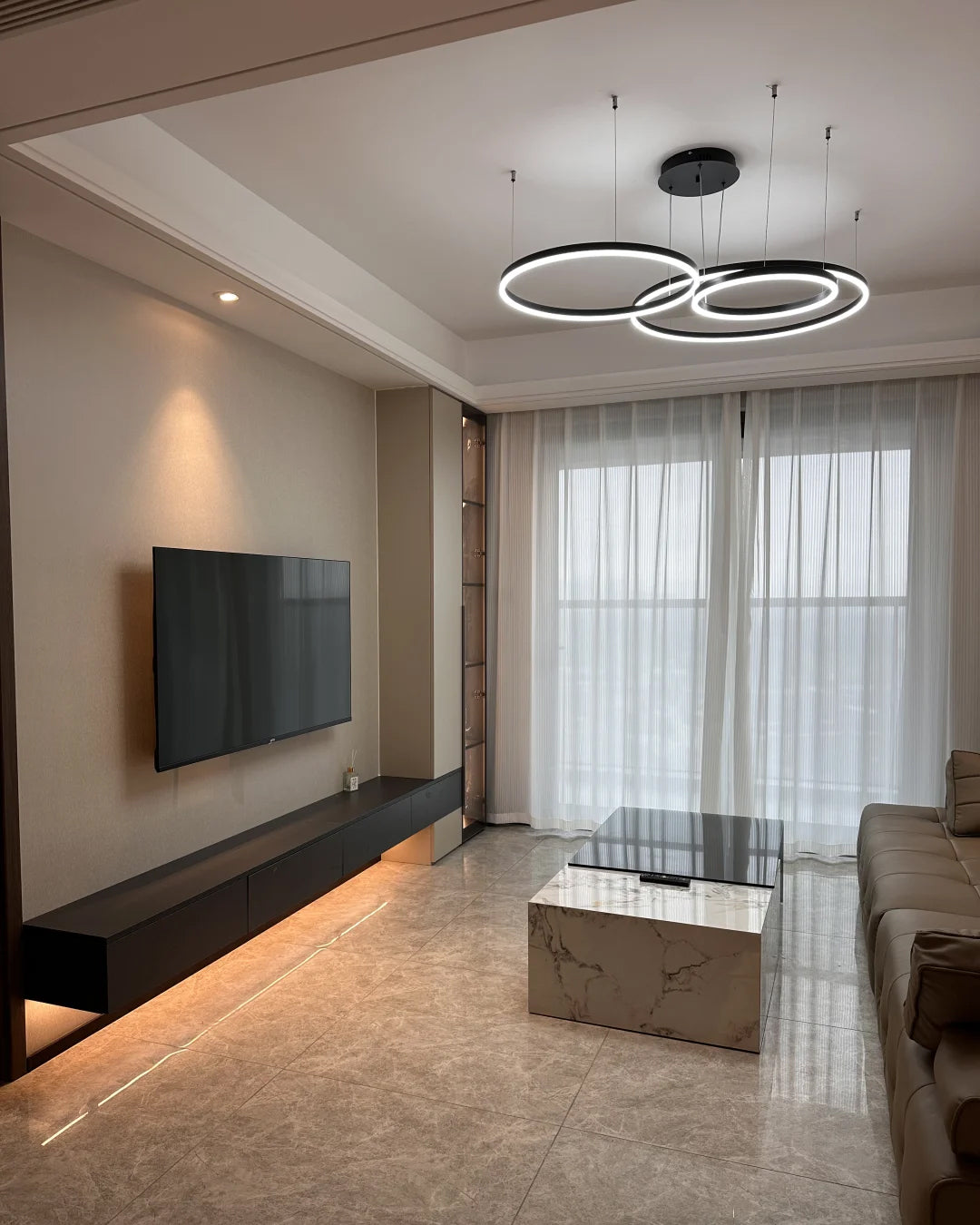 WOMO Lustre Multiple Cercle Led-WM2003