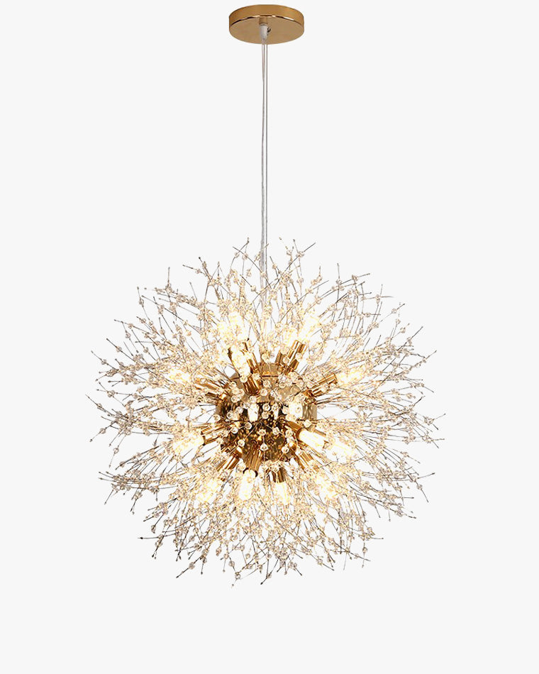 WOMO Lustre Boule Cristal Chrome/Doré-WM2004