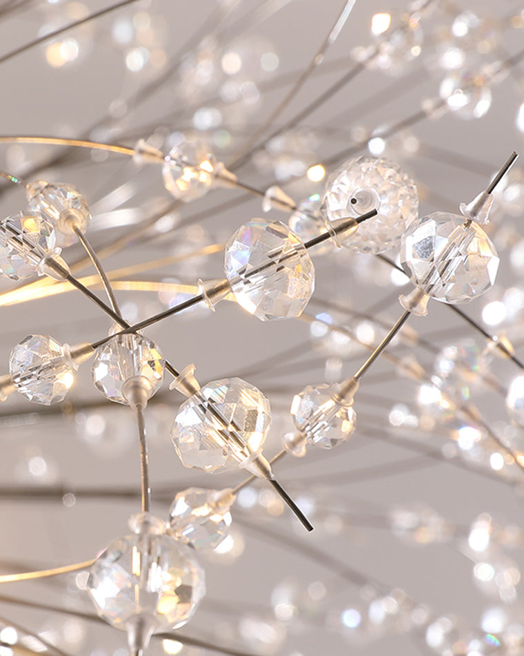 WOMO Lustre Boule Cristal Chrome/Doré-WM2004