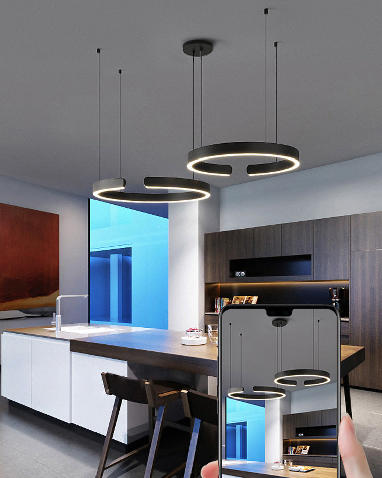 WOMO Lustre Multiple Cercle Led-WM2009