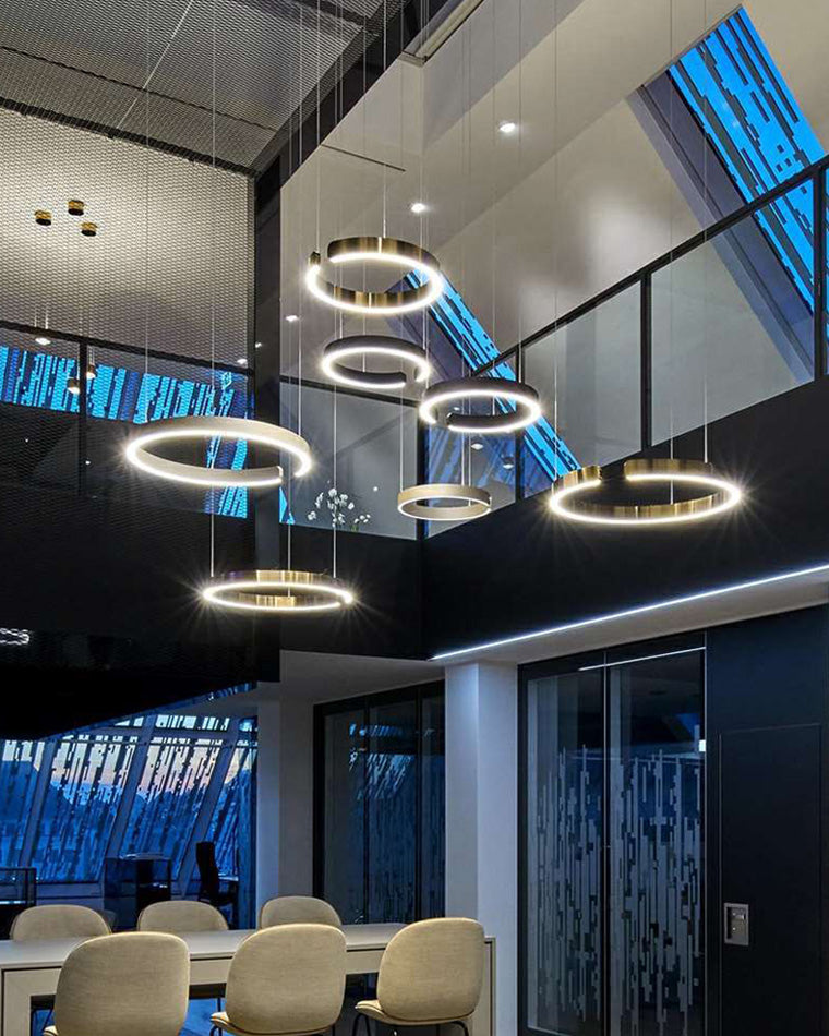 WOMO Lustre Multiple Cercle Led-WM2009