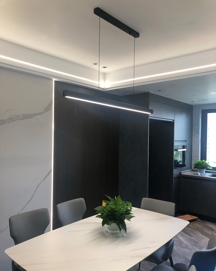 WOMO Suspension LED Lineaire Métal Minimaliste-WM2010