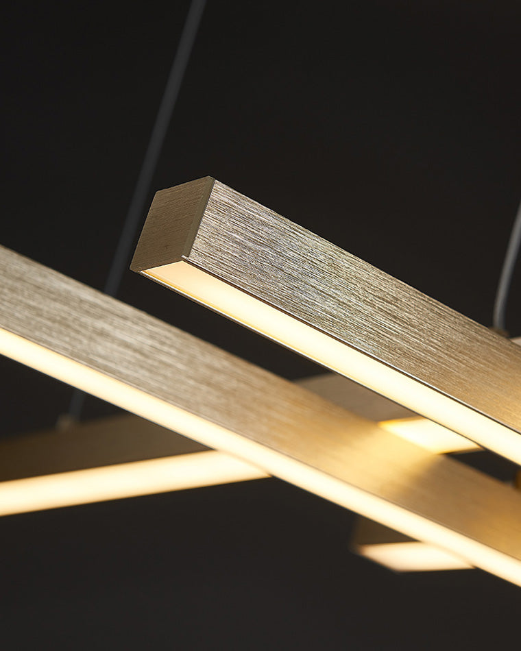 WOMO Lustre Multiple Led Noir/Doré-WM2018