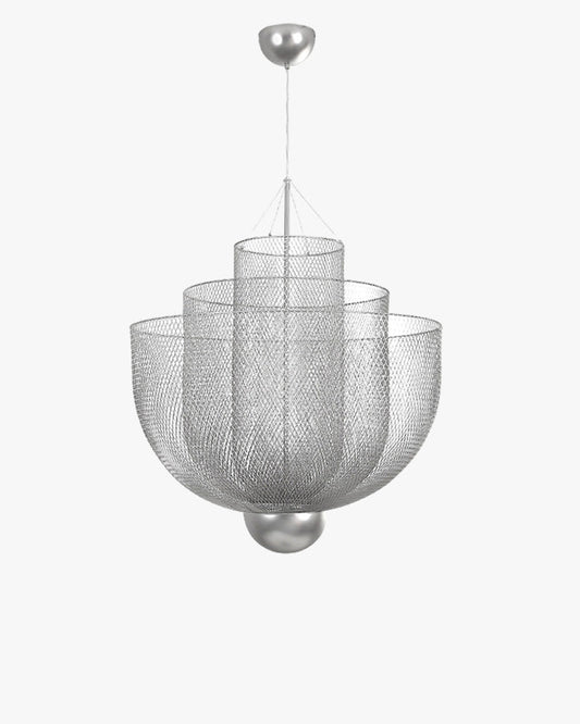 WOMO Mesh Uplight Chandelier for Vaulted Ceilings-WM2069