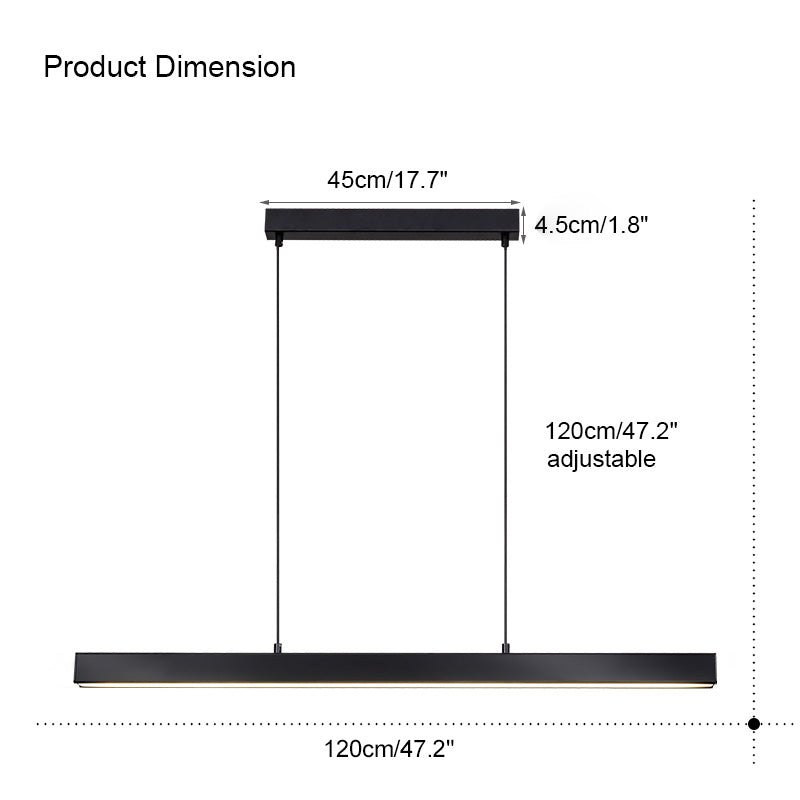 Suspension de cuisine linéaire minimaliste WOMO-WM2002