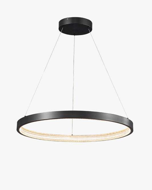 WOMO Lustre Anneaux Led Doré/Noir-WM2357