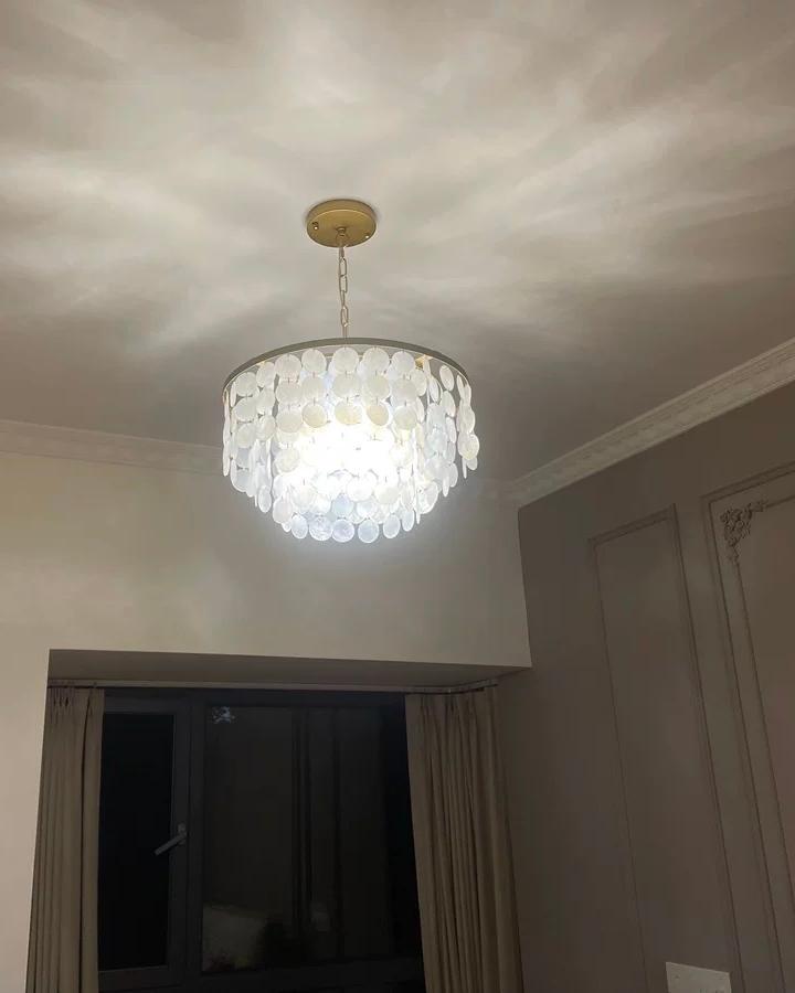 Lustre rond WOMO Capiz-WM2474