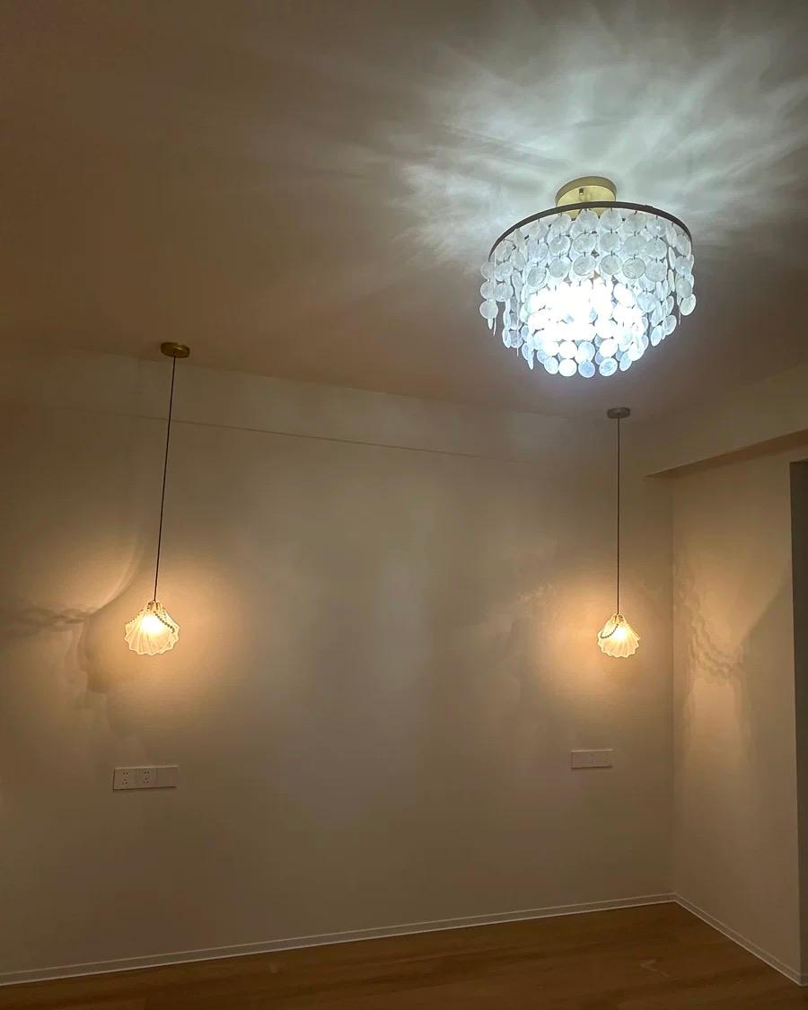 Lustre rond WOMO Capiz-WM2474
