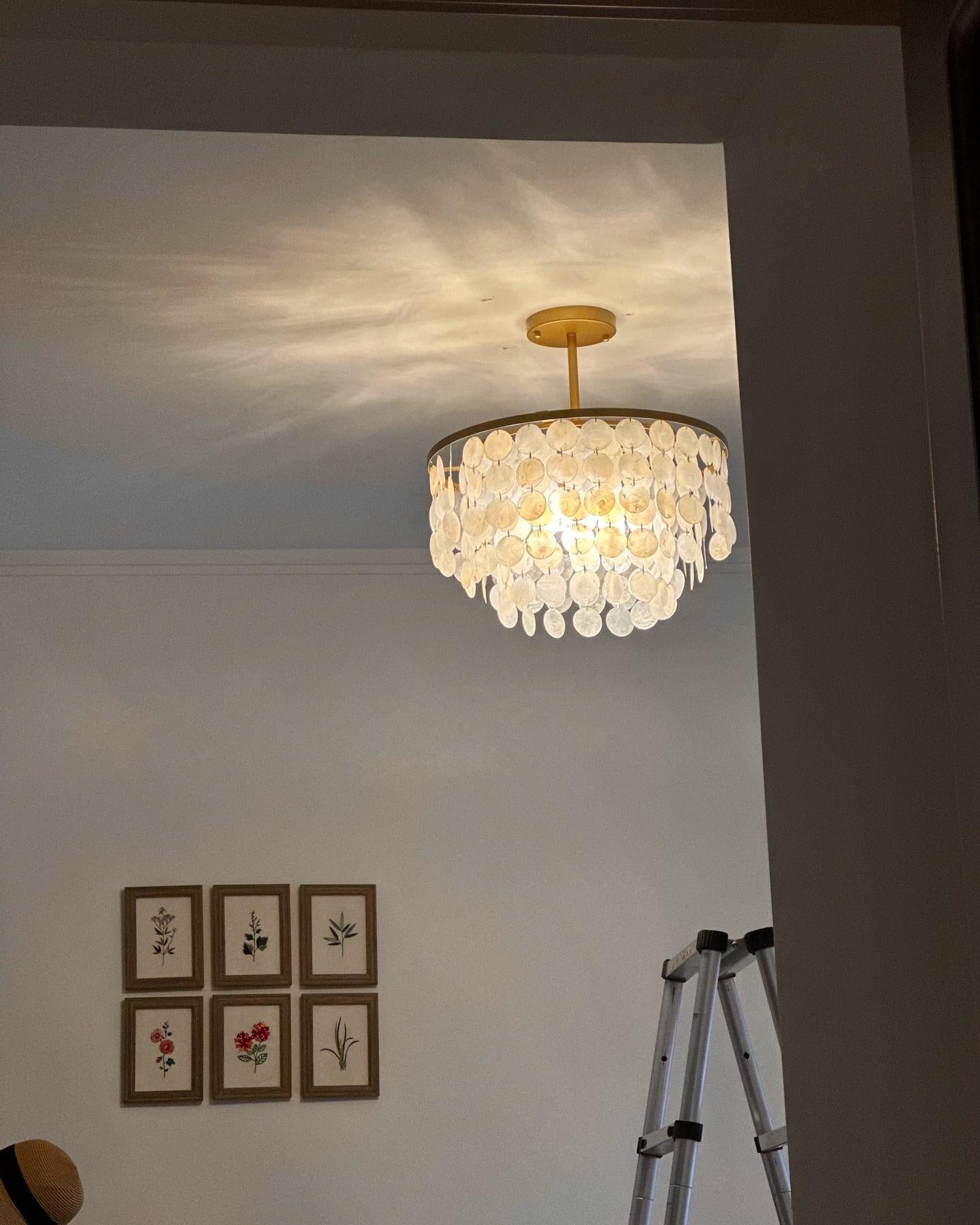 Lustre rond WOMO Capiz-WM2474