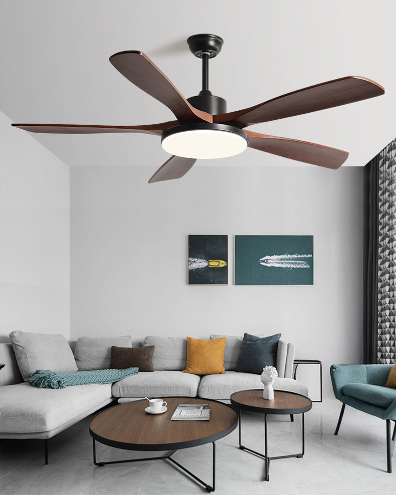 WOMO Lampe à ventilateur de plafond moderne à 5 pales - WM5206