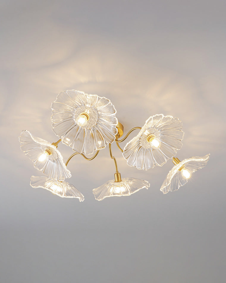 WOMO Lotus Leaf Flower Ceiling Light-WM1026