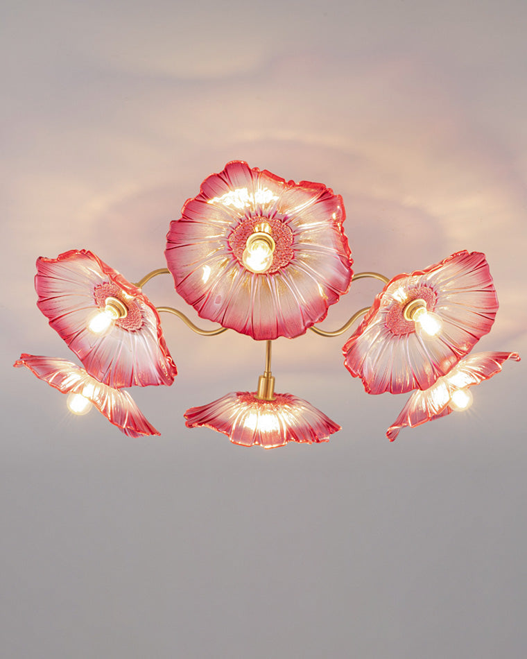WOMO Lotus Leaf Flower Ceiling Light-WM1026