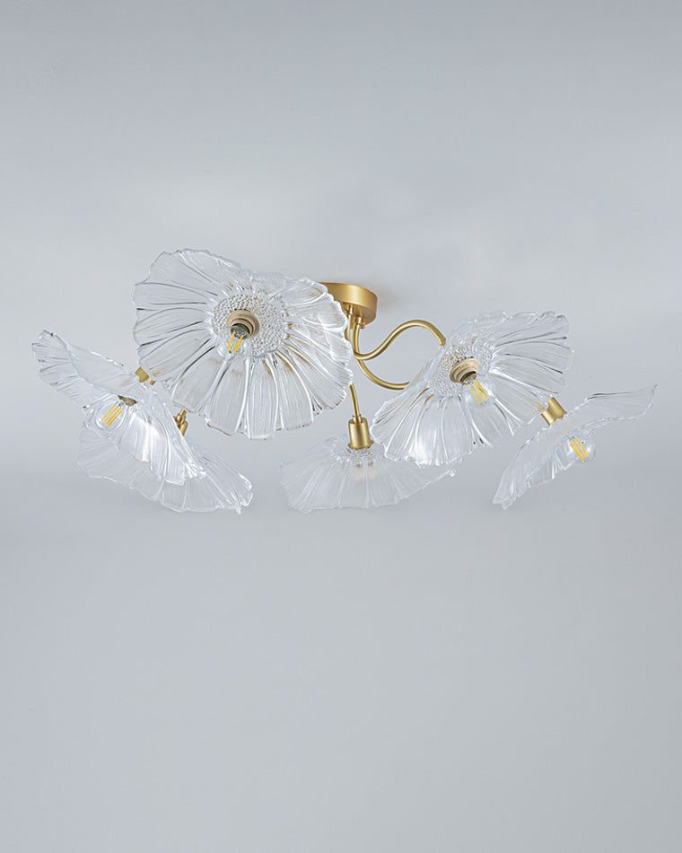 WOMO Lotus Leaf Flower Ceiling Light-WM1026