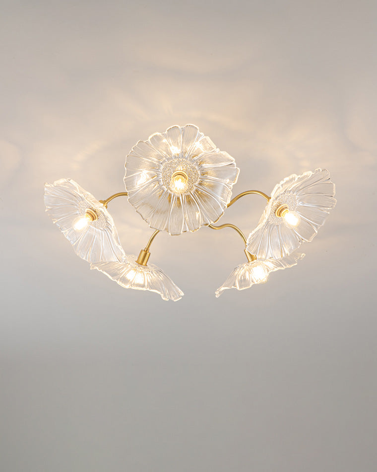 WOMO Lotus Leaf Flower Ceiling Light-WM1026