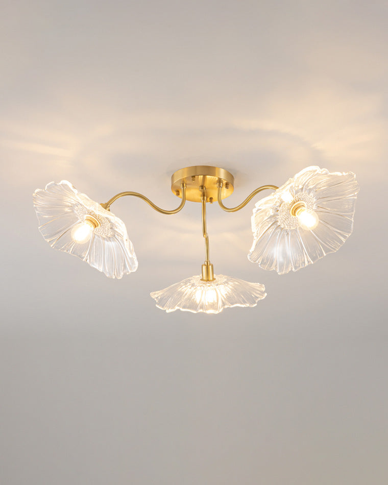 WOMO Lotus Leaf Flower Ceiling Light-WM1026