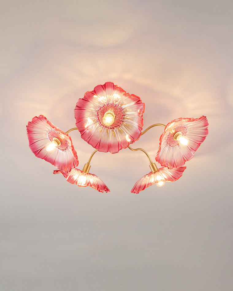 WOMO Lotus Leaf Flower Ceiling Light-WM1026