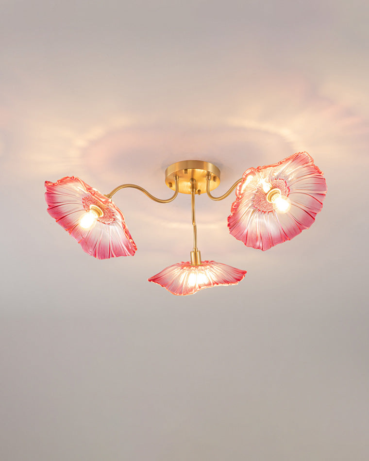 WOMO Lotus Leaf Flower Ceiling Light-WM1026