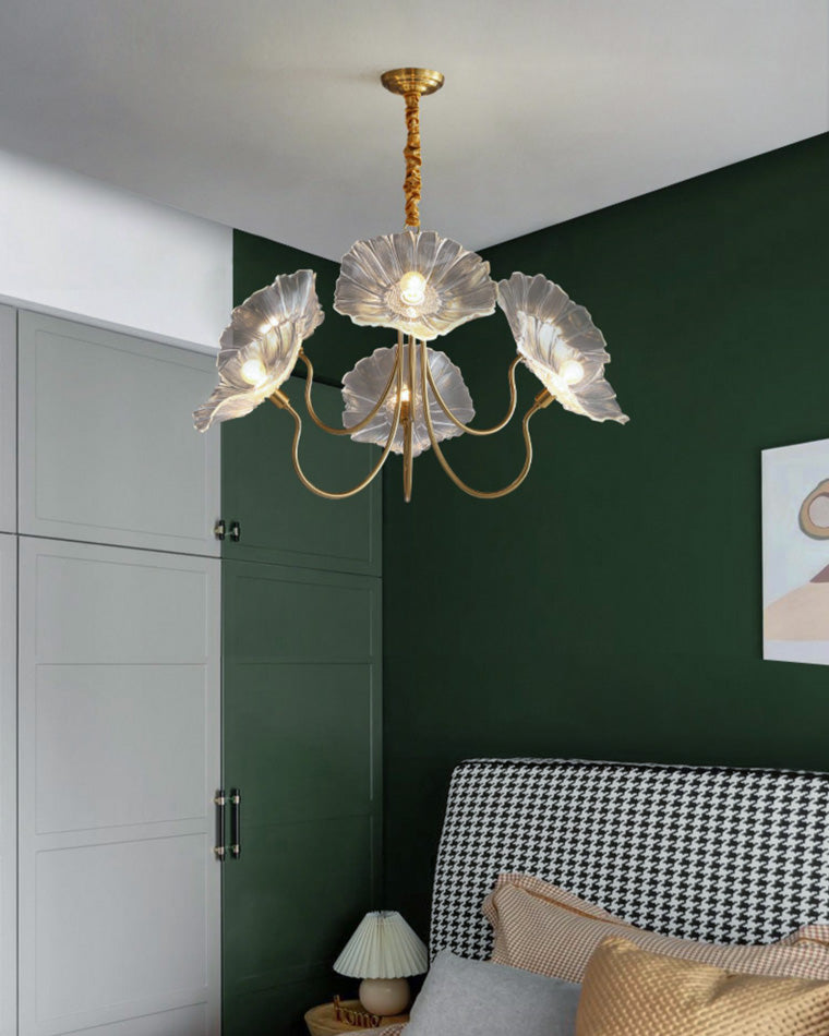 WOMO Lustre Multiple Fleur Verre-WM2025