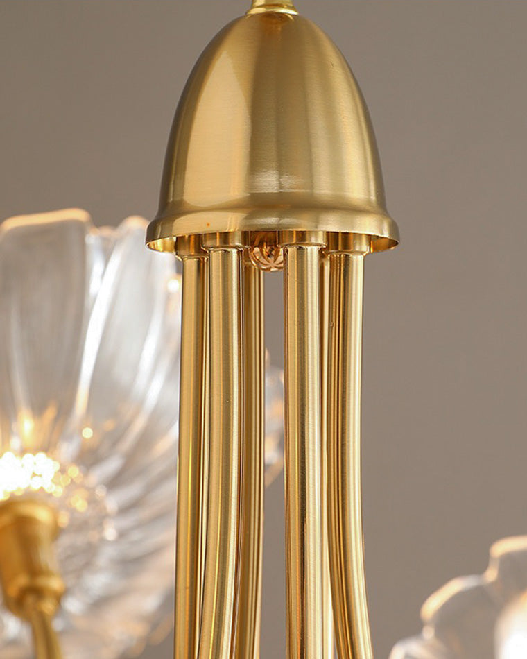 WOMO Lustre Multiple Fleur Verre-WM2025