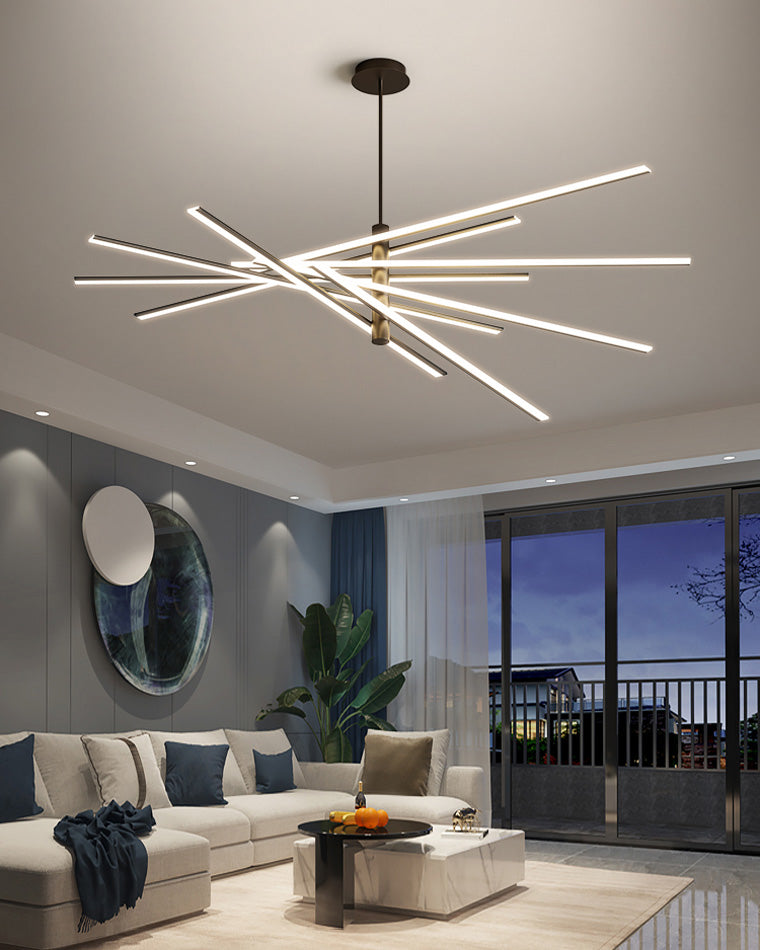 Lustre LED linéaire réglable WOMO-WM2026