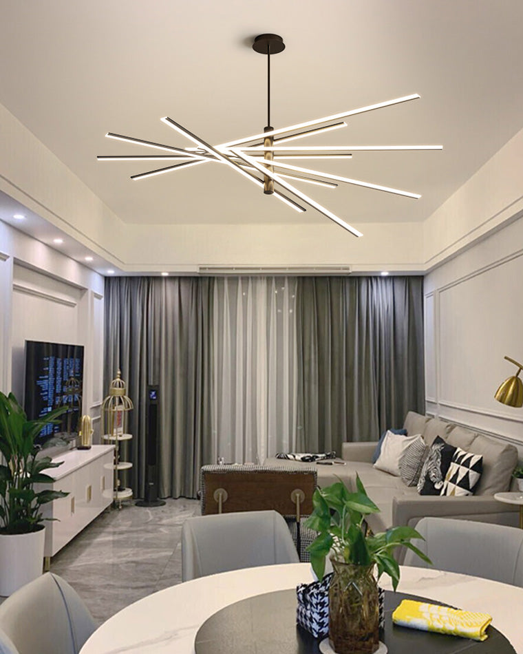 Lustre LED linéaire réglable WOMO-WM2026