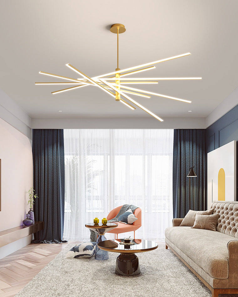 Lustre LED linéaire réglable WOMO-WM2026