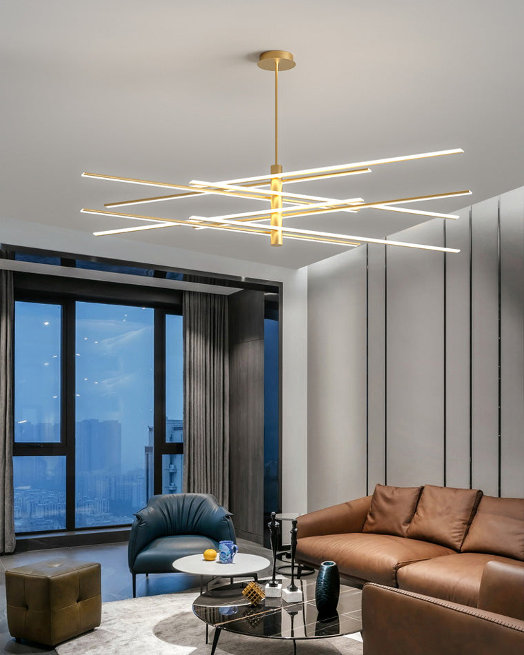 Lustre LED linéaire réglable WOMO-WM2026
