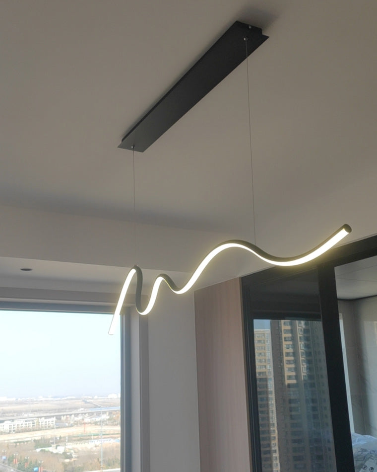 WOMO Suspension Lineaire Vague Minimaliste-WM2033