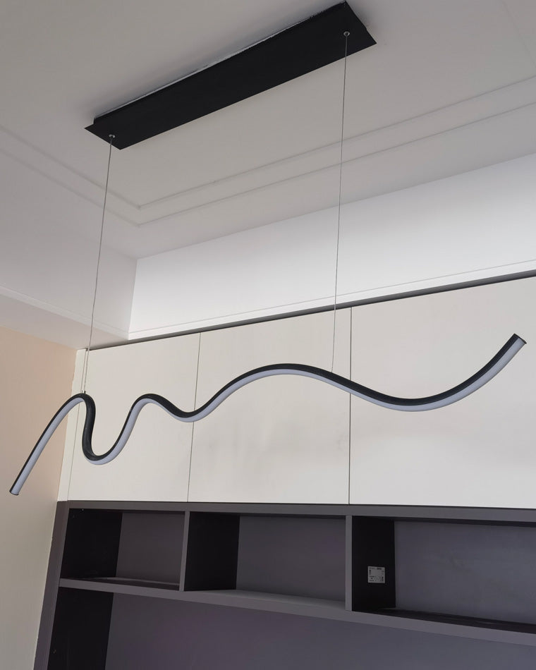 WOMO Suspension Lineaire Vague Minimaliste-WM2033