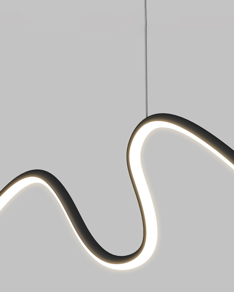 WOMO Suspension Lineaire Vague Minimaliste-WM2033