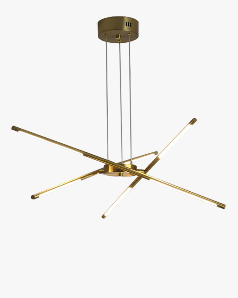Lustre LED à tiges lumineuses WOMO-WM2034