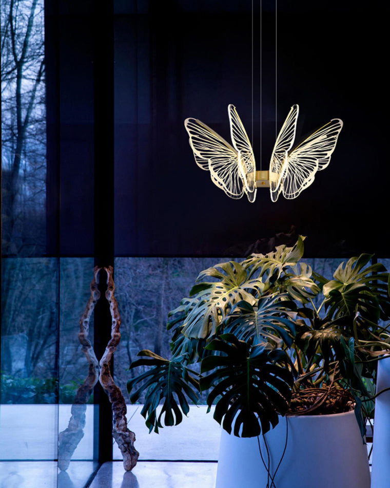 WOMO Lustre Papillon Salle à Manger Decoratif-WM2036