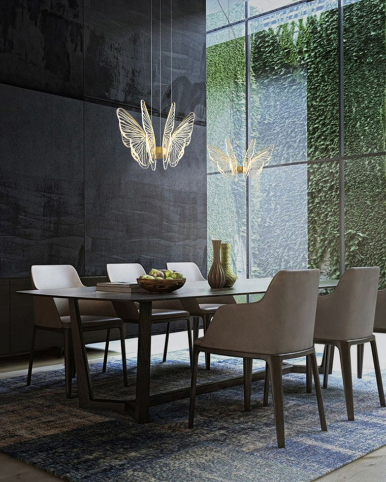 WOMO Lustre Papillon Salle à Manger Decoratif-WM2036