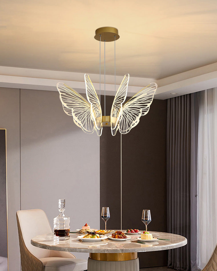 WOMO Lustre Papillon Salle à Manger Decoratif-WM2036