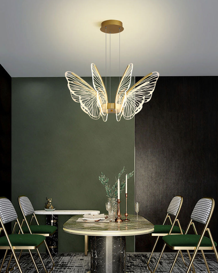WOMO Lustre Papillon Salle à Manger Decoratif-WM2036