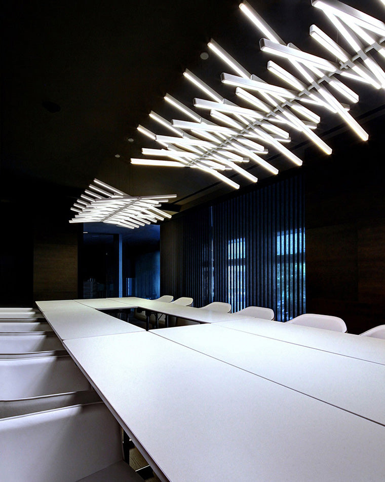 WOMO Wave Pendant Light LED Black-WM2039