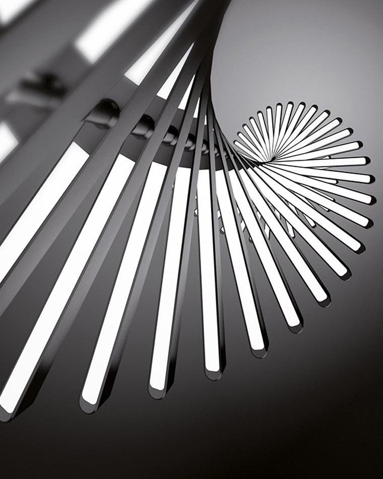 WOMO Wave Pendant Light LED Black-WM2039