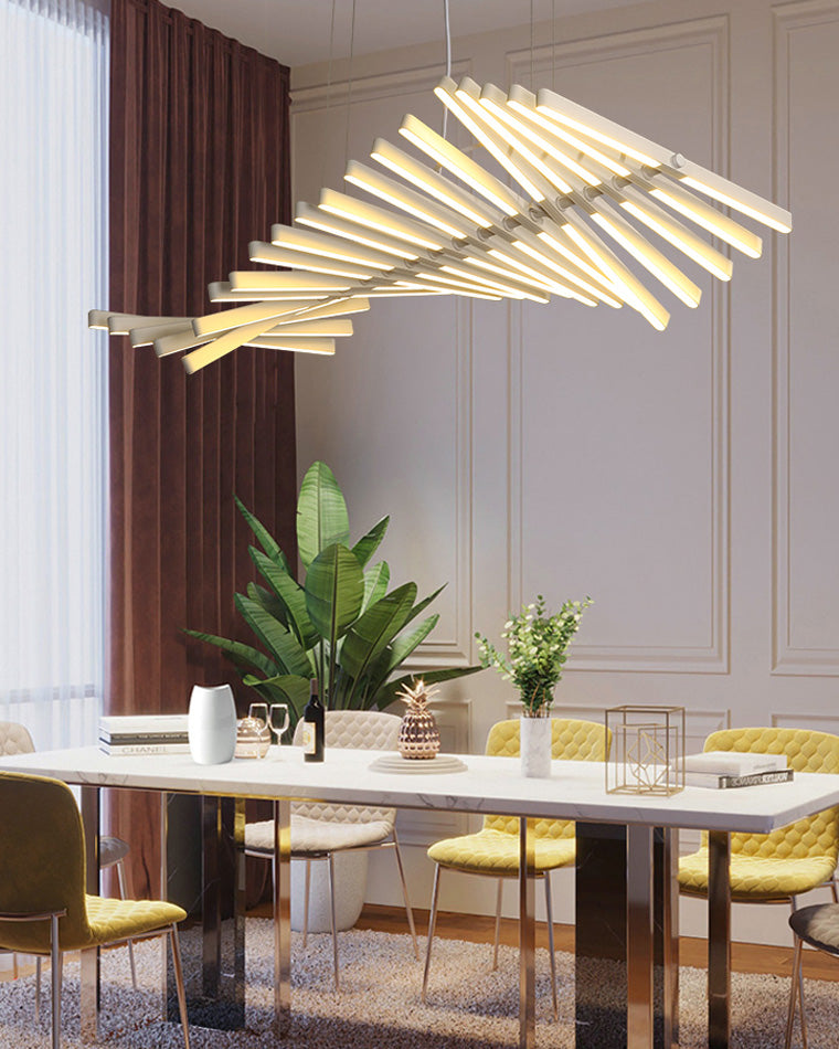 WOMO Wave Pendant Light LED Black-WM2039