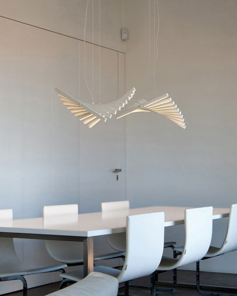 WOMO Wave Pendant Light LED Black-WM2039