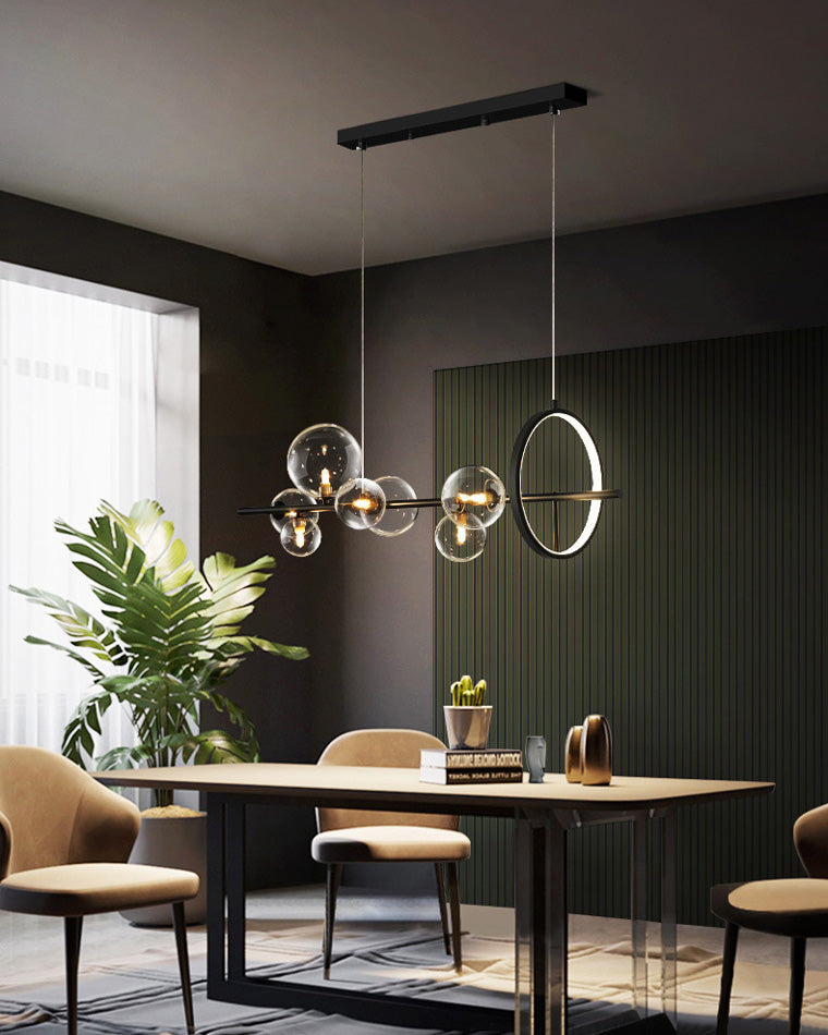 WOMO Glass Bubble Linear Chandelier - WM2040