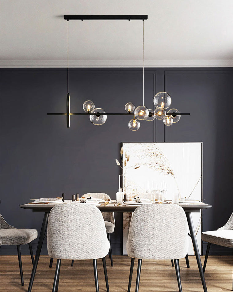 WOMO Glass Bubble Linear Chandelier - WM2040