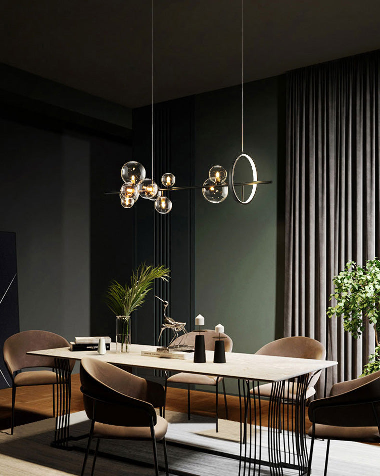 WOMO Glass Bubble Linear Chandelier - WM2040