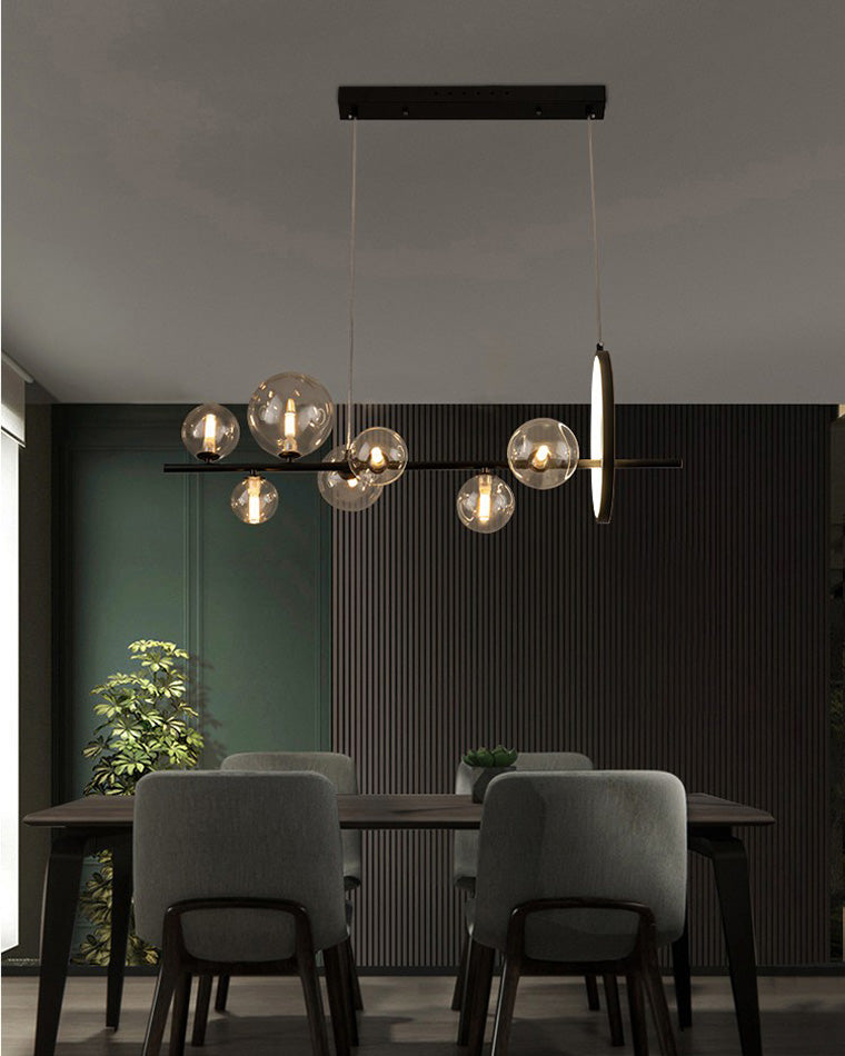 WOMO Glass Bubble Linear Chandelier - WM2040