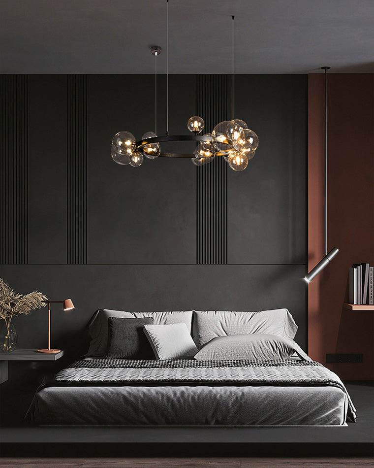 WOMO Glass Bubble Linear Chandelier - WM2040