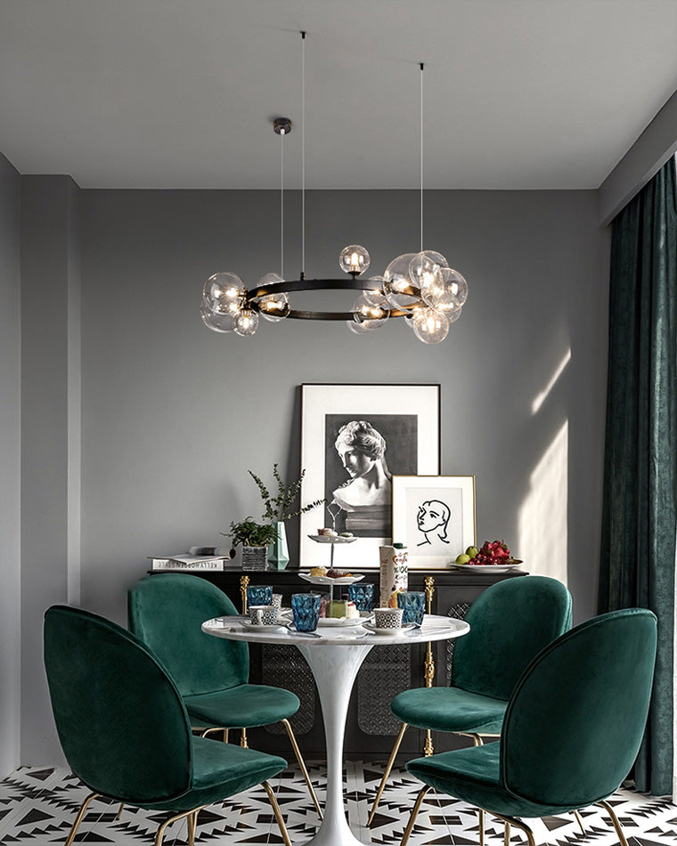 WOMO Glass Bubble Linear Chandelier - WM2040